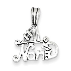 #1 Nana Pendant in 925 Sterling Silver