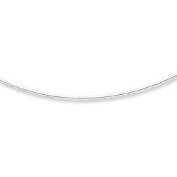 1.6mm Avvolto Rotondo Chain w 2 extender in 925 Sterling Silver